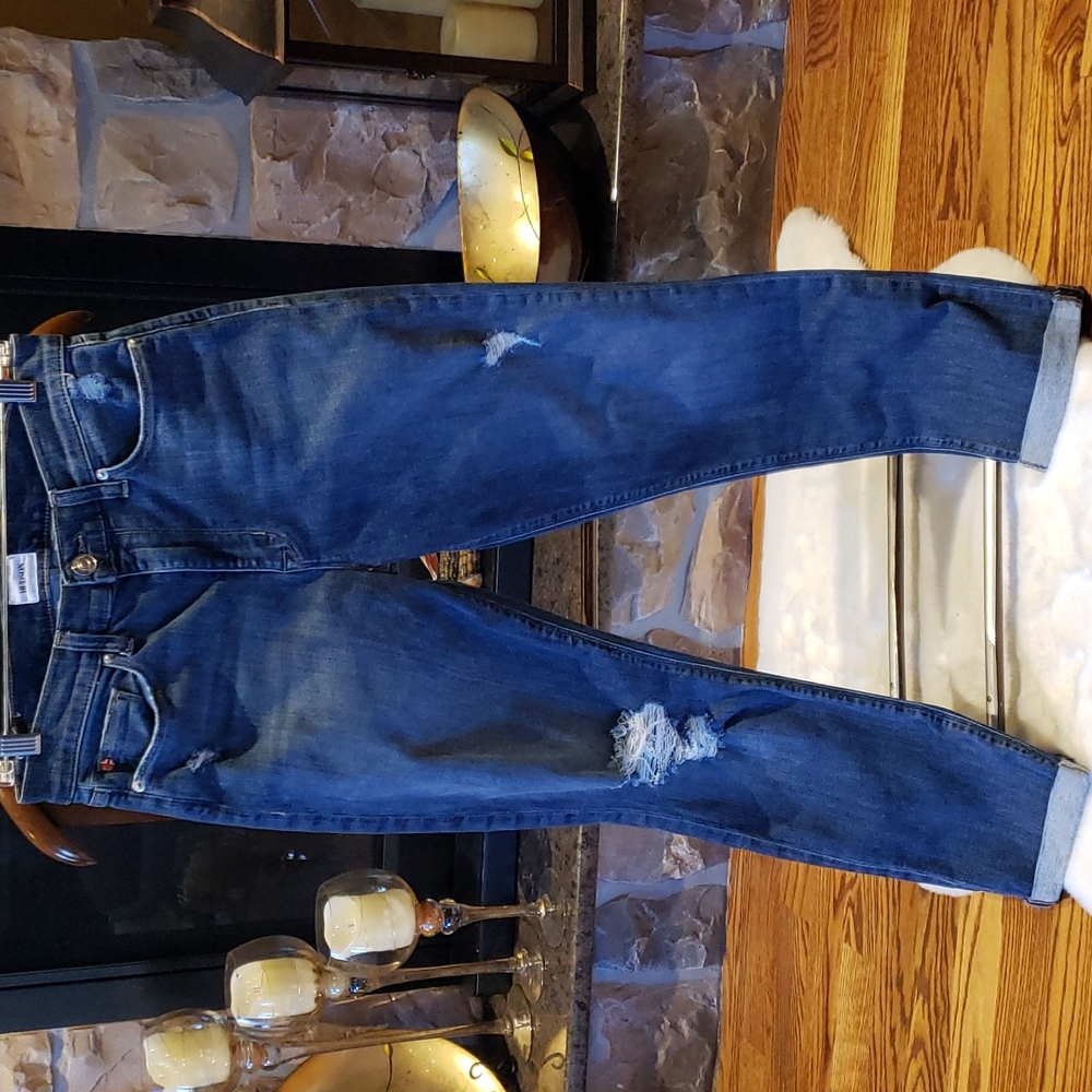 Hudson 29 woman jeans Blair high rise straight crop - Picture 2 of 16